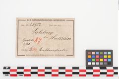 Etiketten zu Bronzegehänge (NHMW-PRAE-023952)